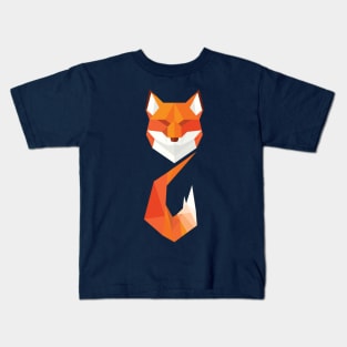 Geometric Fox Kids T-Shirt